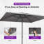 Parasol de table semi-automatique pour l'extérieur-781159002