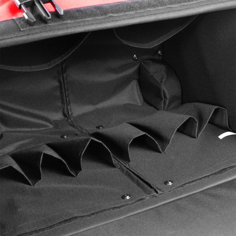 XtremepowerUS 18" Rolling Tool Bag – Durable Mobile Organizer with Multiple Pockets