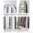 French Vintage Ironwork Arched Engraved Full-Length Mirror