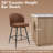 360°swivel Barstool Counter Height Barstools With Back-301039142