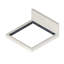 Pourtour de lit sans cadre AirFrame King, coussin éponge rembourré en nuage de 8,7 po, assemblage facile (sans la base de lit), blanc cassé.-133237813