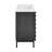 Cascade 36 in. Black Oak Bathroom Vanity With White, 3-Hole Ceramic Sink Top-100841268-100841266