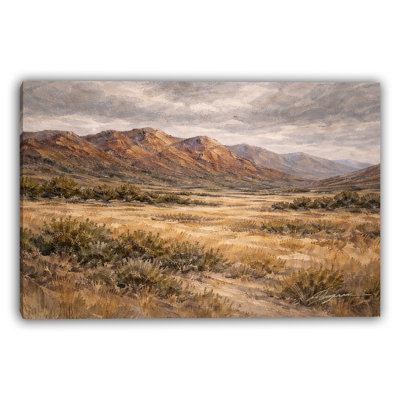 Morning Range Wrapped Canvas Wall Art