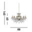 Plaisir 12 - Light Candle Style Chandelier-99060229