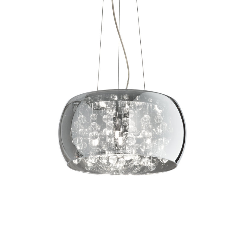 Audi 5 - Light Glass Crystal Pendant, Fume