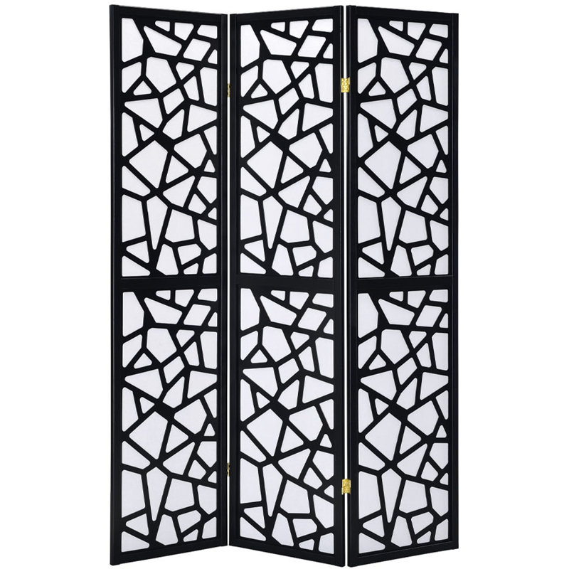 Cloison Degmo, Noir, noir, noir, noir, 3, H 70 po x l 52 po x P 0,8 po