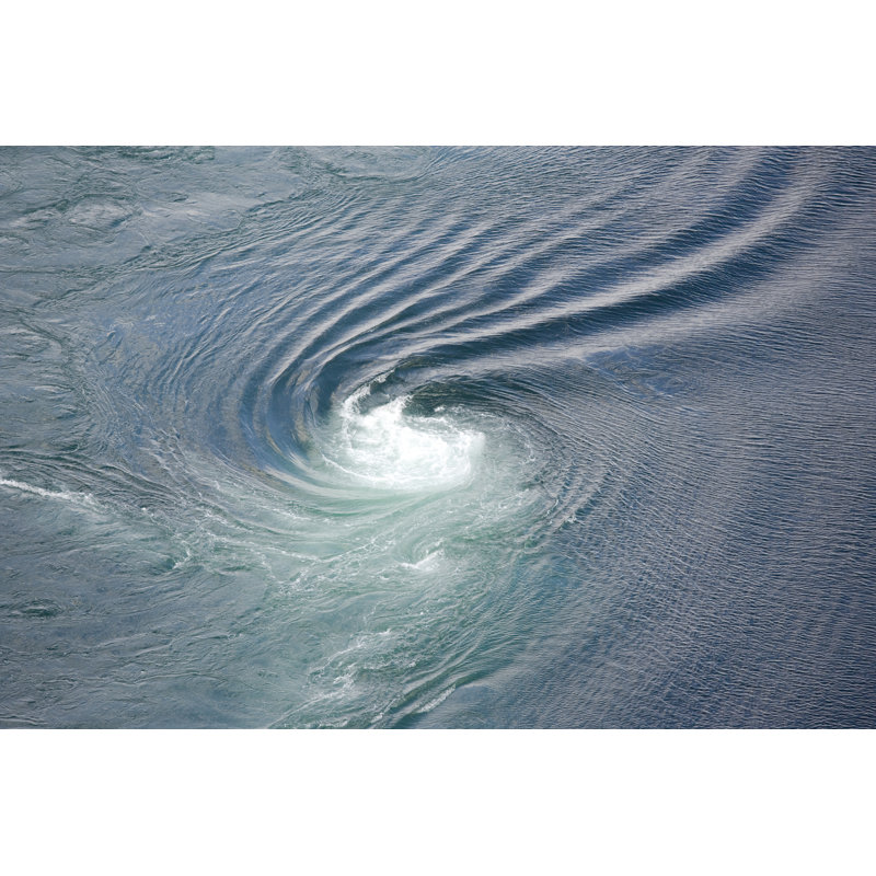 Current Tide At Saltstraumen In Norway (Xxl) by RelaxFoto.de - No Frame Print on Canvas, 51cm H x 76cm W