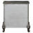 Antique Platinum 2-drawer Nightstand