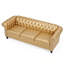 Canapé Chesterfield à accoudoirs roulés 3 places-133038774