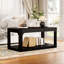 Ensemble de 3 tables basses de salon de style moderne avec beaucoup d'espace de rangement et des bords lisses et arrondis pour une utilisation polyvalente dans n'importe quel espace.-1463582114