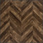 Armoire à vin en chêne rustique à 2 portes avec façade à chevrons Harlie