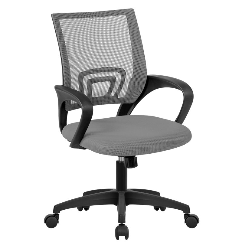 Office Chair Ergonomic Mesh Task Chair Adjustable Height Office Chair Executive Desk Chair Swivel Rolling Office Computer Chair with Armrest Wheels for Office Home