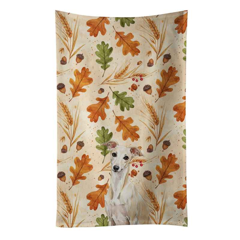 Serviette de cuisine tricolore Sheltie, Cream Italian Greyhound