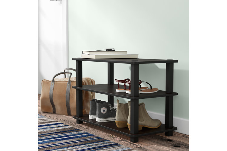 9 Pair Stackable Shoe Rack