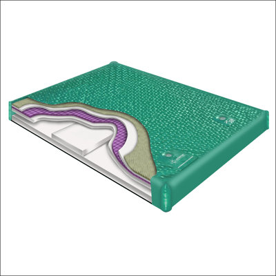 Genesis 900 Super Waveless Lumbar Support Spongebed Waterbed Mattress
