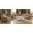 Cha Transitional Tufted Rolled Armrest Sofa with 5 Pillows and Floral Pattern-116419809-105270237-105270236