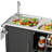 Outdoor Grill Table With Sink