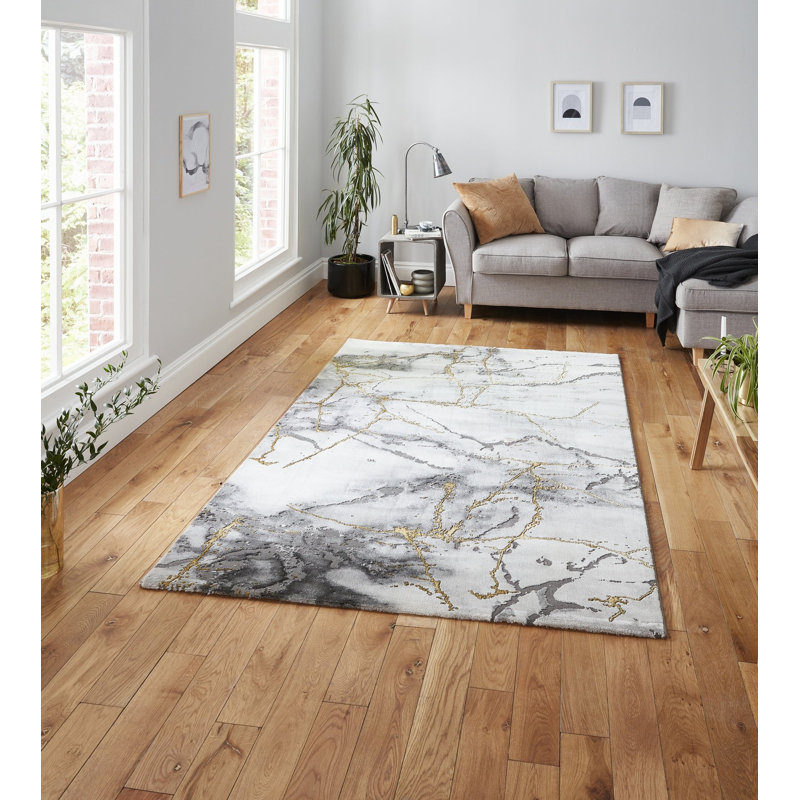 Aleina area rug Machine Woven Rectangle Ivory, Rectangle 120 x 170cm
