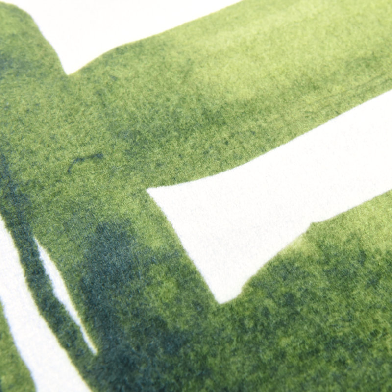 Green Labyrinth II Washable Abstract Area Rug, Power-loomed, Softness with Non-Slipping Backing