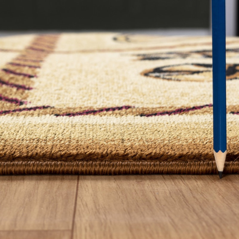 Tribes Gcyls4010 Beige Carpet Throw Mat, 5'3" X 7'3", Polypropylene, Stain , For Garden Shed 5 Ft. 3 In. 7 Polypropylene Rug, Gcyls4010, Media Room