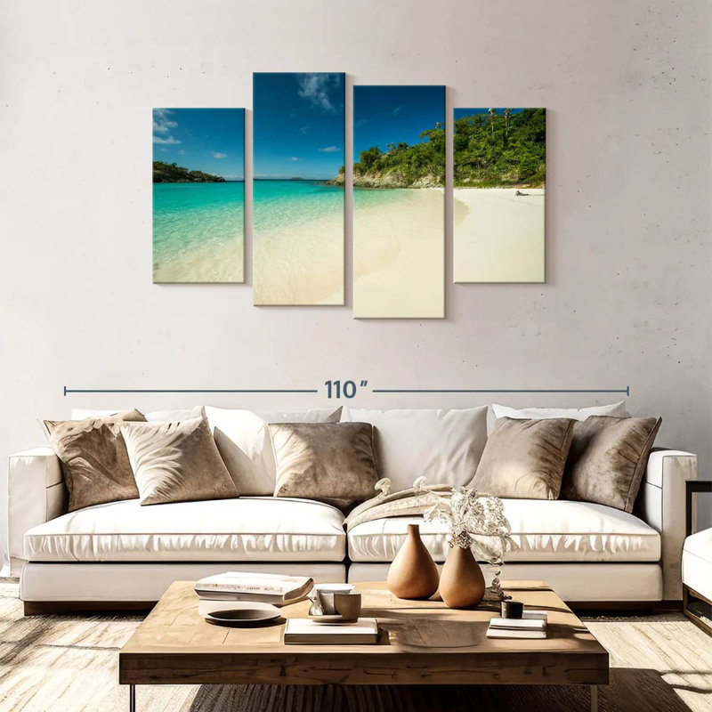 Gillard Tropical Trunk Bay Gillard, H 48 po x l 75 po
