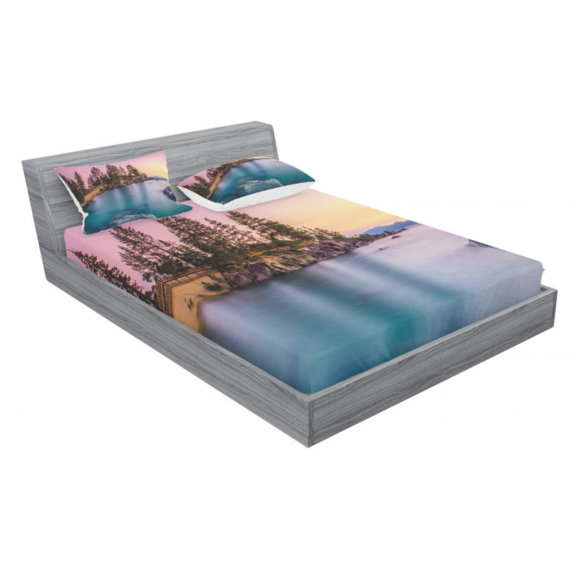 Microfiber Sheet Set, Full Sheet Set with Fitted Sheet