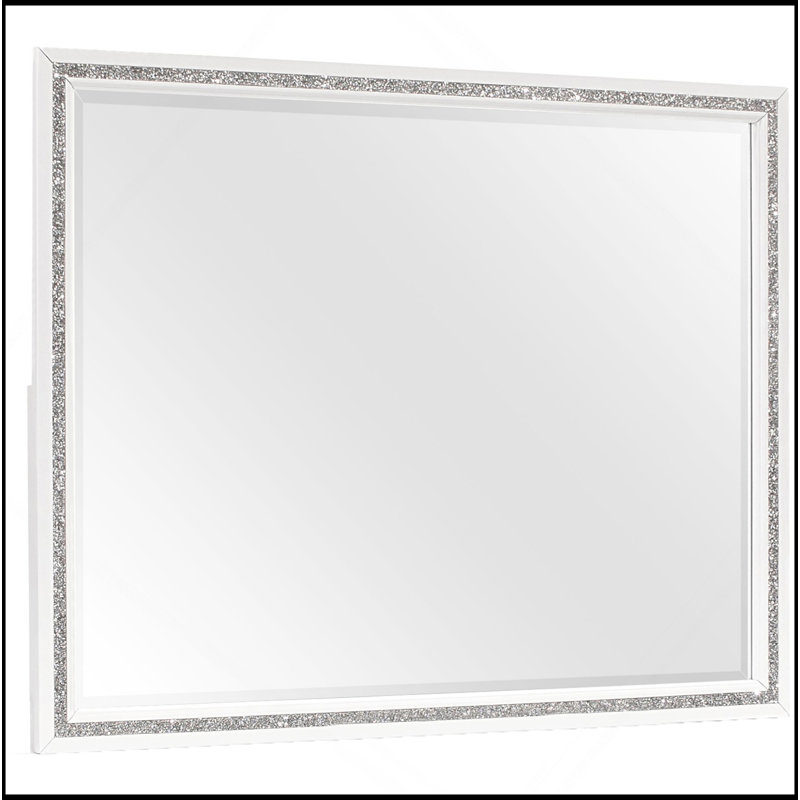 Miroir blanc brillant