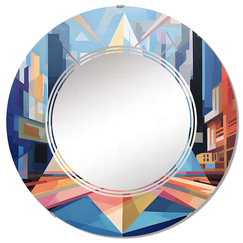 Zobe - Yoga Wall Mirror Round, 32 po x 32 po