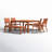 Anautica 8 - Person Wood Patio Dining Set with Square Table