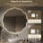 LED Bathroom Round Mirror with Light – Anti-Fog and Adjustable Color Lighting-890316230
