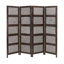 Brown Wood Handmade Hinged Foldable Partition