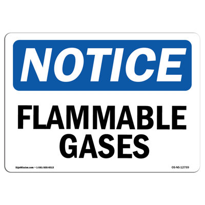 Notice Flammable Gases