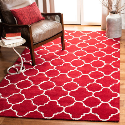 Tapis en laine touffeté à la main Carolene