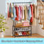Portemanteau extensible avec portemanteaux et porte-chaussures