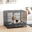 Cage pour chien en acier avec roulettes Tucker Murphy ™-876841286-900969551
