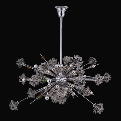 Constellation Colorata 46 LT Chrome/Constellation Colorata Chandelier Allegri