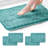 Chenille Bath Mat - Luxurious Soft Microfiber Absorbent Bathroom Rug, Non-Slip, Quick Dry (Set of 4)-1165936466-1166233778