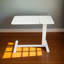 Bureau de lit réglable Nasir avec table rabattable et roulettes-112707006