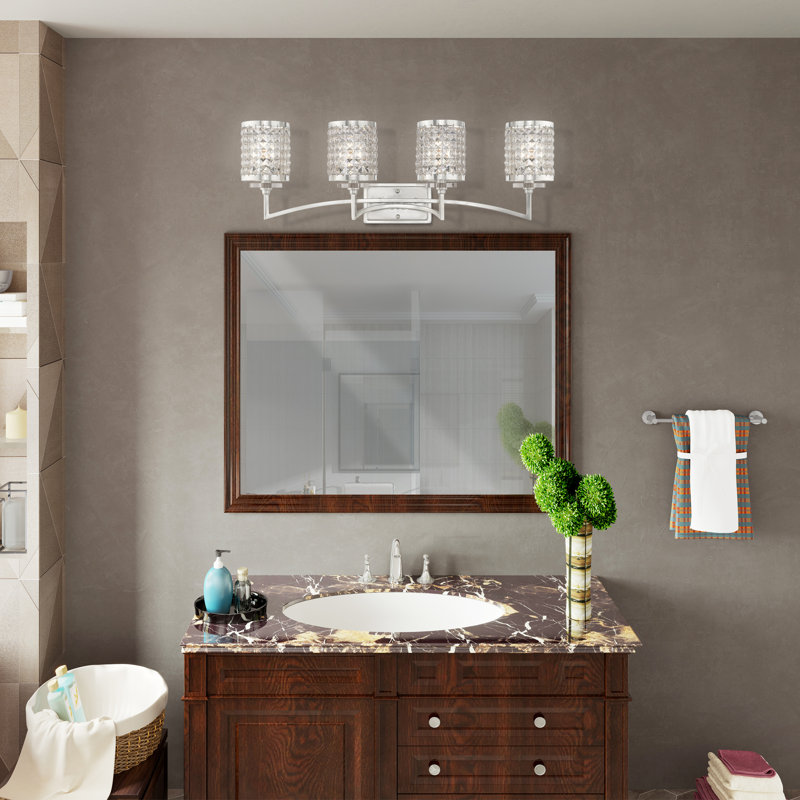 Belisle 4 - Light Dimmable Vanity Light, Brushed Nickel