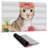 Small cat with flowers - 14.00"x24.25" Desk mat