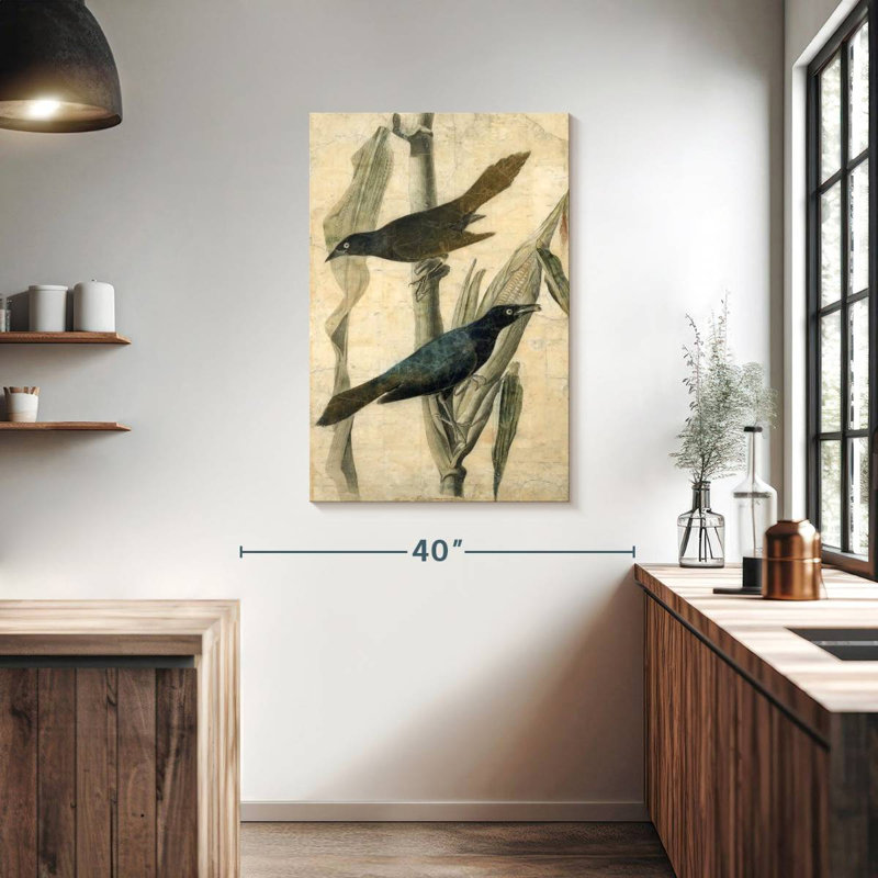Brampt Purple Grackle, 39" H x 26" W