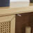 Mid Century Modern 2 - Cane Rattan Door Storage Sideboard-1030252348