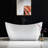 Vital 59" x 28.75" Freestanding Soaking Acrylic Double Slipper Bathtub, Non-Slip Bottom Design-1054652903-942747299