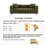 Lavance 89.4" W Tufted Bouclé Sofa-1417331547