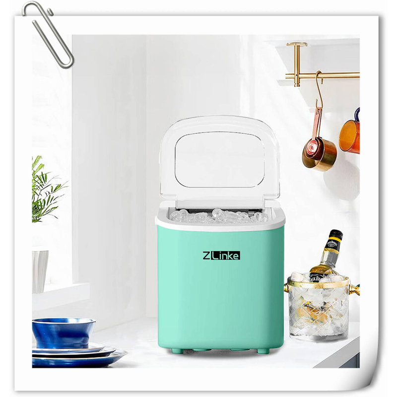 GLOBAL GIRLS LLC 26,5 Lb. Machine à glace quotidienne, Bleu