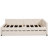 Elegant Beige Bed With And Size Trundle, Solid Build Platform , Trundle In Beige, Robust-2117853209