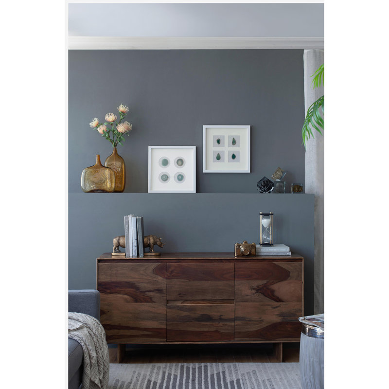 S/2 15.57x1.2x15.7" Shadow Box Wall Décor