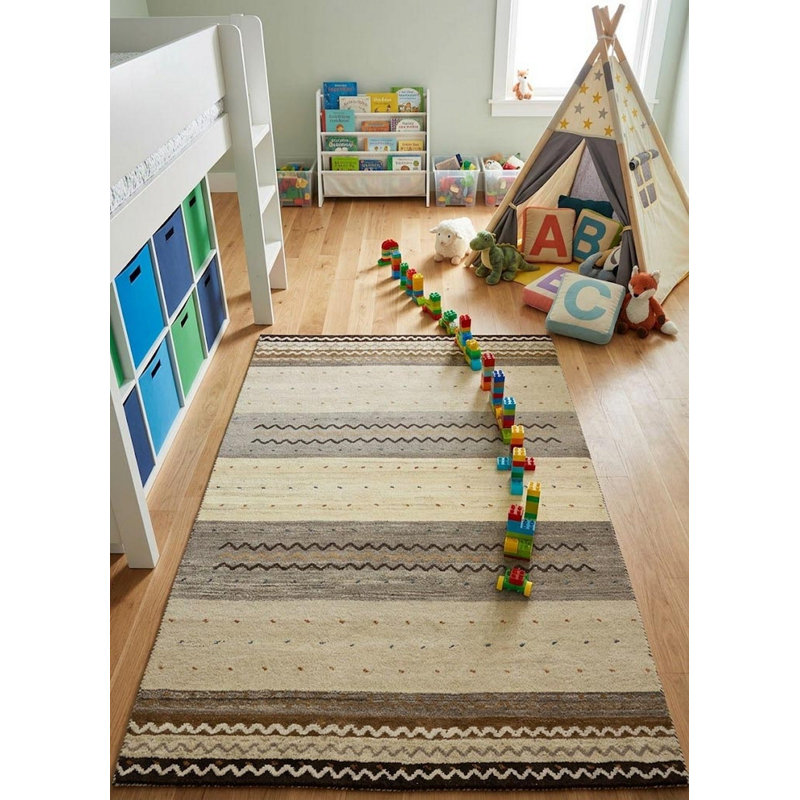 Performance Wool Striped Indoor Rug