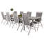 Jayesh 8 - Person Patio Dining Set with Extendable Rectangular Table-919171899