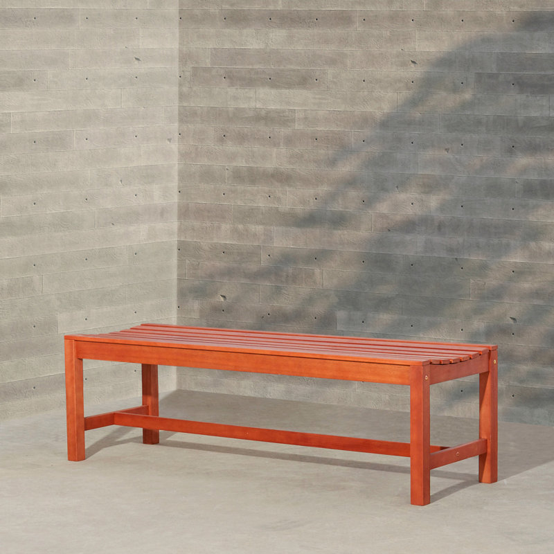 Banc de jardin moderne sans accoudoirs